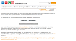 Desktop Screenshot of meinbezirk.at